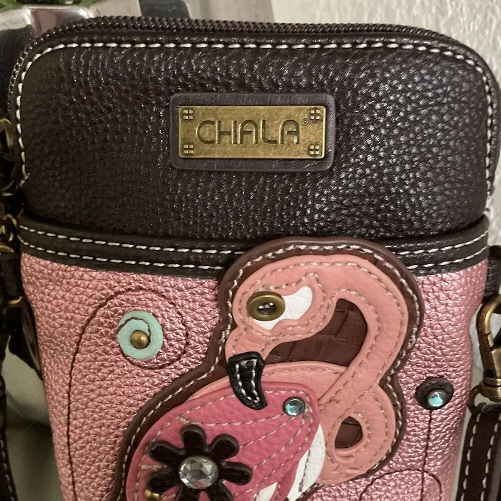 Chala Flamingo Women Casual Phone Crossbody Bag